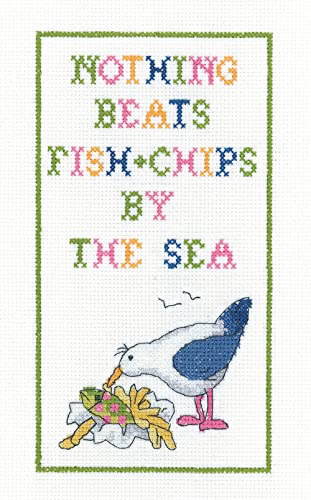 Heritage Crafts Cross Stitch Kit - by The Sea