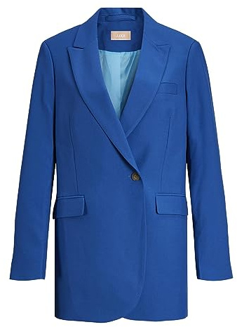 Jack & Jones JXMARY Noos WVN Women's Blazer, Blue Iolite, L, Blue Iolite, 18