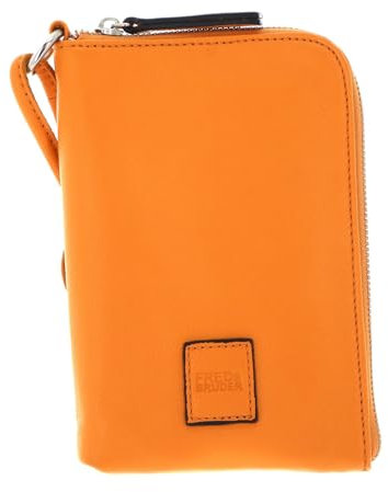 FREDsBRUDER Leder Handytasche Umhängetasche FB Mobile Bag Melon orange