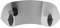 Windschild Roller Universal, 11,2x4,9 Zoll Motorrad Windabweiser Verstellbare Clip-on Windschutzscheibe Windschild Spoiler Zubehör Windschutzscheiben Verlängerung Wind Luftabweiser Für Motorräder