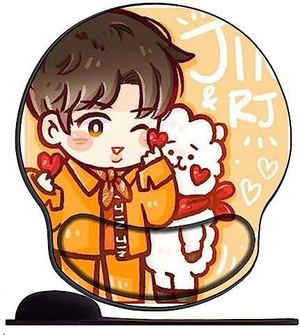Gel Mauspad ergonomische Handgelenkauflage Boy BTS Sty39 Office Komfort Mousepad Handgelenkpolster Handauflage Gelkissen Gelpolster für Computer Laptop Notebook