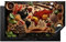 KitchenYeah© Herdabdeckplatte Induktion Schutzmatte Küche Herdabdeckung Ceranfeld Induktionsmatte Cerankochfeld Abdeckung Kräuter - Gewürze - Weltkarte - Braun - Löffel - Küche - 90x52 cm
