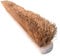 36” Soft Broom Outdoor Yard Brush Head with Natural Soft Coco Bristle Brush Wooden Brush Handle Heavy Duty Broom Yard Outdoor Garden Sweeper