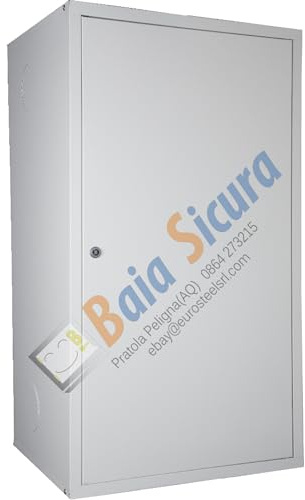 Copricaldaia Coibentato Da Esterno Tutto Colorato in Lamiera Zincata e Preverniciata (Bianco, 120 H x 70 L x 53 P)