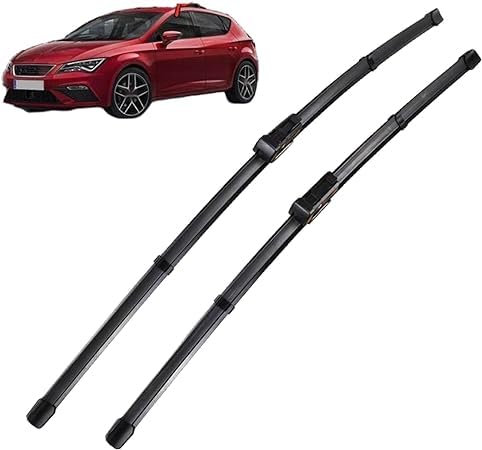 VIPOD 2 Piezas Juego De Escobillas Limpiaparabrisas para Seat Leon MK3 5F 5F8 2012-2020 26+16, Ajuste Ventana Lluvia Cepillos