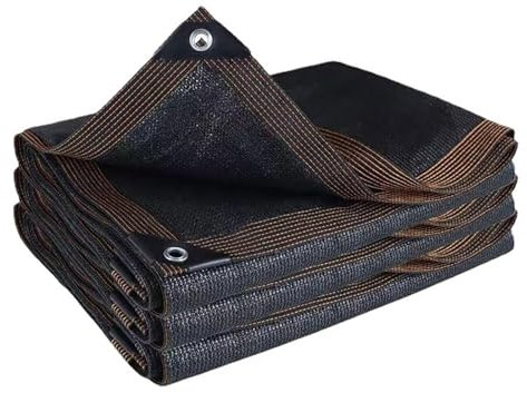 PanHuiWen Voile Ombrage Rectangulaire Impermeable Toile D'Ombrage 3x5 ImperméAble Voile D'Ombrage AjouréE Protection Piscine Hors Sol Noir,2x3m