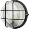 REV Feuchtraumleuchte LED - Feuchtraumlampe rund, IP44, 7W, 600lm, 3000K, ideal als Wand- oder Deckenlampe - Werkstattlampe, Kellerlampe, schwarz