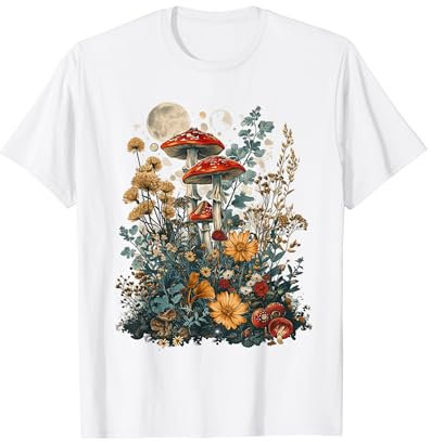 Cottagecore Fliegenpilz Mushroom Goblincore und Pilz T-Shirt