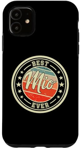Hülle für iPhone 11 Best Mio Ever lustiger Spruch Vorname Mio
