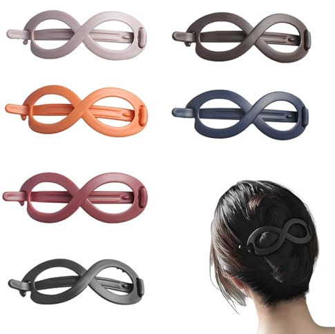 XUZOPIM 6 Piezas Clip De Garra Pelo Grande Pinzas De Pelo Mujer Antideslizante De Plástico Pinza Pelo Grande Clips De Garra Fuerte Pinzas Para Pelo Para Mujeres Niñas Pelo Grueso