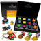 Hallingers Schöne Weihnachtszeit - Zu Weihnachten 12 Gewürze Geschenkset, Geschenkbox Gewürze, Gewürze Geschenkset (Set) - Geschenk im Sommer & als perfektes Grillgeschenk | Neues Zuhause Glückwünsche