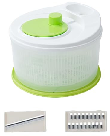 Secador de lechuga, colador limpiador de ensalada de cocina, cuenco limpiador de frutas para lavar, limpiar y secar verduras