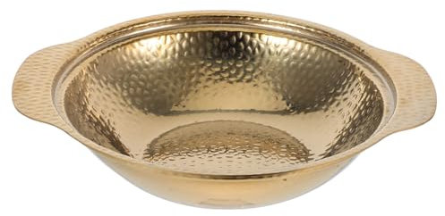 Hemobllo Vaso di terracotta vaporiere per cucinare pentola a vapore per cucinare piccola vaporiera per cucinare Acciaio inossidabile Golden