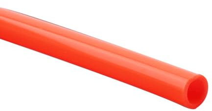 LEFTART Manguera de Silicona Flexible de 1 m, Color Rojo, for acuarios, tuberías de riego, Conectores de Agua y mangueras de jardín.(ID 4mm x OD 7mm)