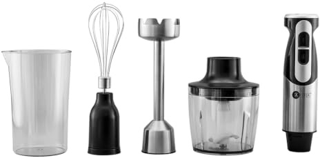 AFRA 800W 3-in-1 Hand Blender Set with Chopper, Whisk and Beaker