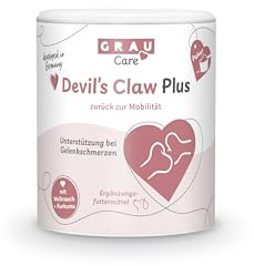 GRAU - Devil's Claw Plus, 1er Pack (1 x 100g), Ergänzungsfuttermittel für Hunde