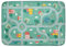 Achoka 88240 Ultra-weiche Spielteppich, Polyester, Mehrfarbig, 95 x 0,5 x 70 cm