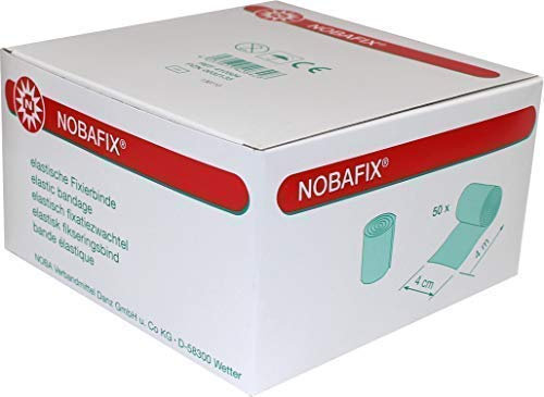 900 Stück (18 x 50) Nobafix Mullbinden elastische Fixierbinden von Nobamed(4 cm x 4 m)