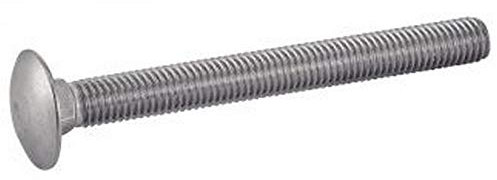 200 viti a testa tonda con quadro sottotesta in acciaio inox A2 5 x 20 M5 DIN603