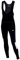 Airtracks Herren Winter Thermo Fahrradhose Lang mit Trägern Pro Line Trägerhose BIB Radhose Träger Radlerhose gepolstert - schwarz-Navy-weiß - S