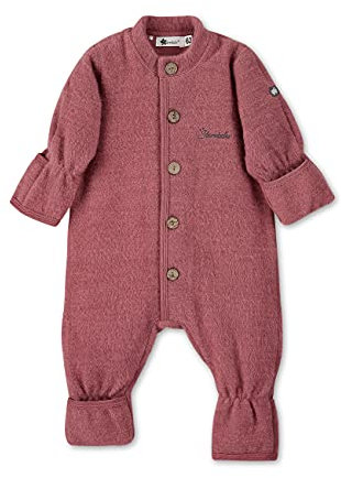 Sterntaler Baby - Mädchen Overall Pur Wolle Overall, Rosa, 56