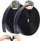 XCOZU Scratch Sticker 8M Scratch Adesivo 20mm Nastro Adesivo Nero Scratch Double Face Nastro Scratch Rotolo Adesivo per Zanzariera Finestra Cornici Foto Installazione