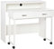 HOMCOM Tavolo Scrivania Salvaspazio per Camera e Ufficio, Scrivania con Cassetti e Ruote, Postazione di Lavoro Doppia o Singola, 100x36x88cm, Bianco