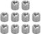 10 pezzi Inserti Filettati Riduzione Filettatura Filettatura Femmina M8x1,25 mm, Filettatura Maschio M14x2 mm, Lunghezza 12 mm Dado per Inserto Riparazione Acciaio Inossidabile
