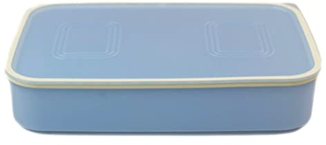 Tupperware Quadro Optimum Ultimo Aufbewahrungsbox 1,1 Liter hellblau