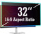ACONETMAX 32 Inch Computer Privacy Screen Filter for Widescreen Monitor - Privacy Shield - Anti-Glare - Anti-Scratch Protector Anti- Blue Light Blocking -Protective Screen Guard