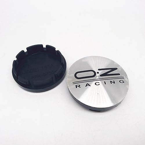 STREHN Auto Radnabenkappen für 56MM OZ Racing Radnabenabdeckung Reifen Felgendeckel Aufkleber Nabenkappen Abzeichen Sticker Zubehör,A
