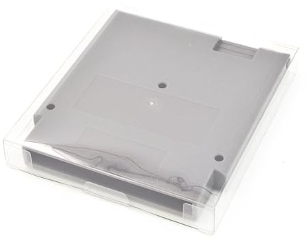 CHICHIYANG 10 x transparente Kunststoff-Schutzhülle für Nintendo NES Spielkonsole, Kartenzubehör