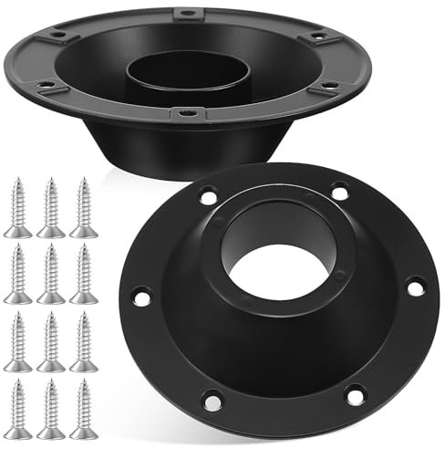 Gatuida Support de pied de table pour camping-car : 2 accessoires fixes – Base amovible pour camping-car, caravane, bateau