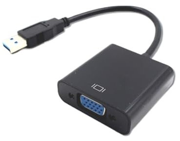 Cable convertidor de vídeo VGA DisplayPort de Alta definición USB 3.0 a VGA 1080P Cable convertidor Externo for computadora Proyector TV