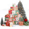 KIKISML 2024 Adventskalender zum Befüllen, 24x Geschenkbox Weihnachten Klein, DIY Adventskalender zum Selbstbefüllen, Adventskalender Tüten Weihnachtskalender Geschenkboxen für Weihnachten Deko
