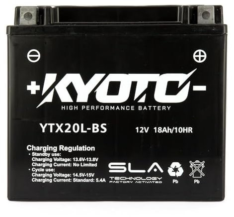 - KYOTOBATTERIE MOTO KYOTO SLA YTX20L-BS 12V 18AH 270A