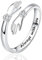 XENQITO 1Pcs Ring Umarmungs, Umarmungsring Damen, Verstellbarer Ring, Premium Hug Ringe, Verlobungsring Öffnen Ringe fur Frauen