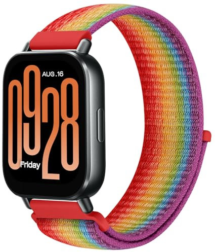 XANS Cinturino in Nylon Compatibile con Xiaomi Redmi Watch 5 Lite/Redmi Watch 5 Active, 22mm Ricambio di Cinturino per Amazfit GTR 4/GTR 3 Pro/GTR 3/GTR 2/GTR 2e/GTR 47mm/Bip 5 per donne uomini