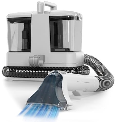 Media Evolution Polsterreiniger Gerät und Nassauger – Kompakter Teppichreiniger und Textilreiniger – Waschsauger für Teppich, Polster Autositze & Sofa