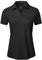 donhobo Golf Poloshirt Damen Kurzarm V-Ausschnitt mit Kragen Workout Tops UV-Schutz Dry Fit Activewear-Poloshirts für Damen Casual Sport Sommershirts, Schwarz, M