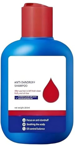 Anti-Schuppenshampoo, Hair Care Oil Control Refreshing Anti-Dandruff Anti-it-ch Scalp Cleansing, 300ml (1pcs)