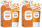 Gel exfoliante de naranja natural, gel exfoliante para mujer, gel blanqueador naranja brillante, nutre e hidrata, reduce las arrugas y elimina las manchas oscuras (2 unidades, 50 g)