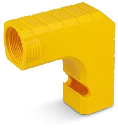 Table Saw Dust Extraction Adapter, 2.5 Inch (63.5mm) Precision Fit Vacuum Hose Connector, Compatible with DeWALT DWE7485 & DW745, Professional Clean Workspace Solution (Yellow)