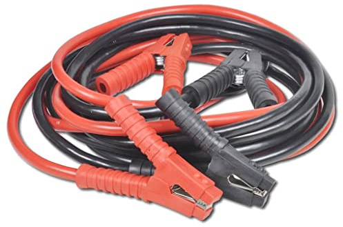 LoogCape Cavi di avviamento, 2 pezzi, 1800 A, 6 m, cavo di avviamento rivestito in rame, per batterie di auto, camion, moto, inverno
