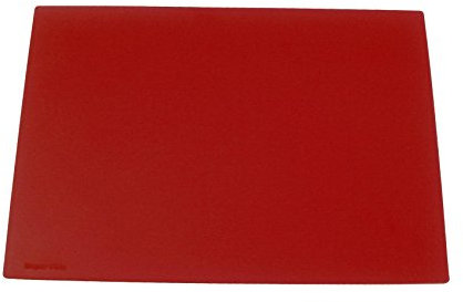 Schreibtischunterlage 30x42cm / Farbe: transluzent rot