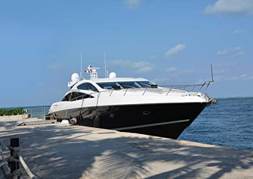 hansepuzzle 16020 - Motor-Yacht Puzzle 260 Teile | Reisen Puzzle mit hochwertiger Puzzle Aufbewahrung: Kartonbox und wiederverschließbarem Beutel | Puzzle-Maße: 41 x 28,7 cm