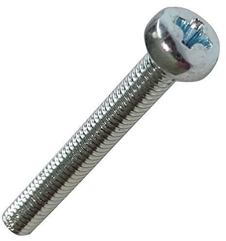 AERZETIX - C18265-50 x Bolzen - Linsenkopfschrauben - Zylinderkopfschrauben - M2.5x20mm - DIN 7985A - verzinkter stahl - Fußabdruck PH1 kreuzförmig