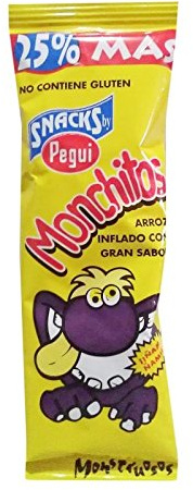 Pegui Monchitos Arroz Inflado | Bolsa 50 ud x 10 g