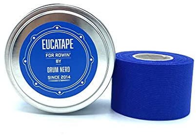Eucatape Cinta de remo con infusión de eucalipto para hombres y mujeres, cura y protege las manos de ampollas, corta la piel seca, para fuerza y agarre, máquina interior o exterior