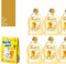 8tlg. Set: 6x750ml Kuschelweich Weichspüler Premium Glamour Creme 150 WL Mandel-Öl + 1 x Kuschelweich Duftsäckchen Box Wilde Vanille | 1 x Mini-Bag von STUDIO.MUNET in Beige